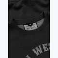 Pánska mikina Pitbull Strenght & Respect Crewneck washed dark graphite 7