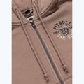 Dámska mikina Pitbull Skull Surf Hooded Zip chocolate mousse 9