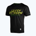 Pánske tričko Octagon Legion Brainrot Braziliano Crocodano black/multicolor