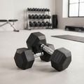 XTREXO Hex HXD200 20 kg pogumované činky 3