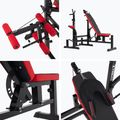 Posilňovacia lavica XTREXO BenchFit Max so stojanom a bicepsovým pultom black 14