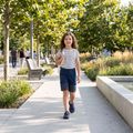 Detské turistické sandále KADVA Vitra T blue 11