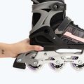 Detské kolieskové korčule nastaviteľné ATTABO Bladeroll black/violet 8