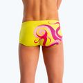 Pánske plavecké boxerky SWEEP Aqua Kraken pink/yellow 9