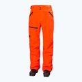 Pánske lyžiarske nohavice Helly Hansen Sogn Cargo neon orange 5