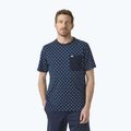 Pánske tričko Helly Hansen Hudson navy aop
