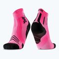 Pánske ponožky X-Sock Run Expert Ankle fluo pink/x black