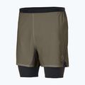Pánske bežecké šortky SCOTT Hybrid Endurance Tech wood grey/black