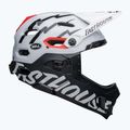 Cyklistická prilba Bell FF Super DH MIPS Spherical fasthouse matte gloss black/white 2