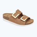 Dámske šľapky Scholl Montery 2 Straps Ad Med cognac 8