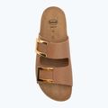Dámske šľapky Scholl Montery 2 Straps Ad Med cognac 5