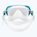 Dámska potápačská maska Cressi Honey 420 UV white/aquamarine/blue/orange 4