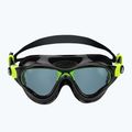 Plavecké okuliare Cressi Cobra black/black/lime smoked 2