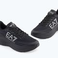 Topánky EA7 Emporio Armani Wave Cracking full black / silver 13