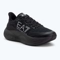 Topánky EA7 Emporio Armani Wave Cracking full black / silver
