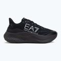 Topánky EA7 Emporio Armani Wave Cracking full black / silver 2