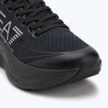 Topánky EA7 Emporio Armani Wave Cracking full black / silver 7