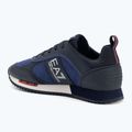 Topánky EA7 Emporio Armani Black & White Suede sky captain / deep cobal / mineral 3