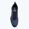 Topánky EA7 Emporio Armani Black & White Suede sky captain / deep cobal / mineral 5