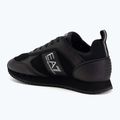 Topánky EA7 Emporio Armani Black & White Suede triple black micropunch 3