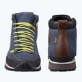 Pánske turistické topánky Lomer Bio Naturale Mid Mtx Suede flag/lime 8