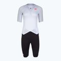 Dámska cyklistická kombinéza Castelli Free Sanremo 3 SS in white/black