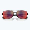 Slnečné okuliare Ray-Ban Rb8336M Scuderia matt black/dark grey mirror blue/red 3