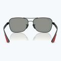 Slnečné okuliare Ray-Ban Rb8336M Scuderia matt black/dark grey mirror blue/red 5