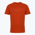 Pánske tričko EA7 Emporio Armani Visibility Cotton Crew rooibos tea
