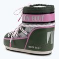 Dámske snehové topánky Moon Boot Icon Low Space Racing forest green/silver/pink 3