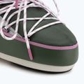 Dámske snehové topánky Moon Boot Icon Low Space Racing forest green/silver/pink 7