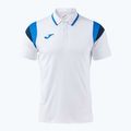 Pánske tenisové tričko Joma Terra Polo white/royal