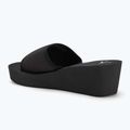 Calvin Klein dámske žabky YW0YW01725 Beach Wedge Slide Canvas triple black 3