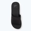 Calvin Klein dámske žabky YW0YW01725 Beach Wedge Slide Canvas triple black 5