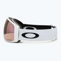 Lyžiarske okuliare Oakley Flight Tracker L matte white/prizm rose gold iridium 4