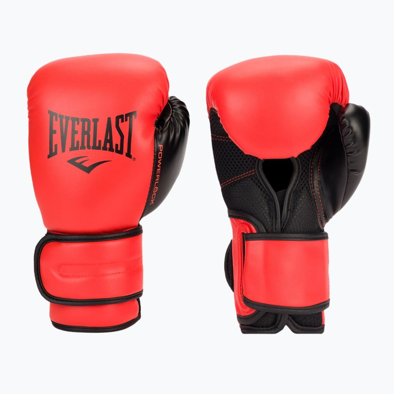 EVERLAST Powerlock Pu červené pánske boxerské rukavice EV2200
