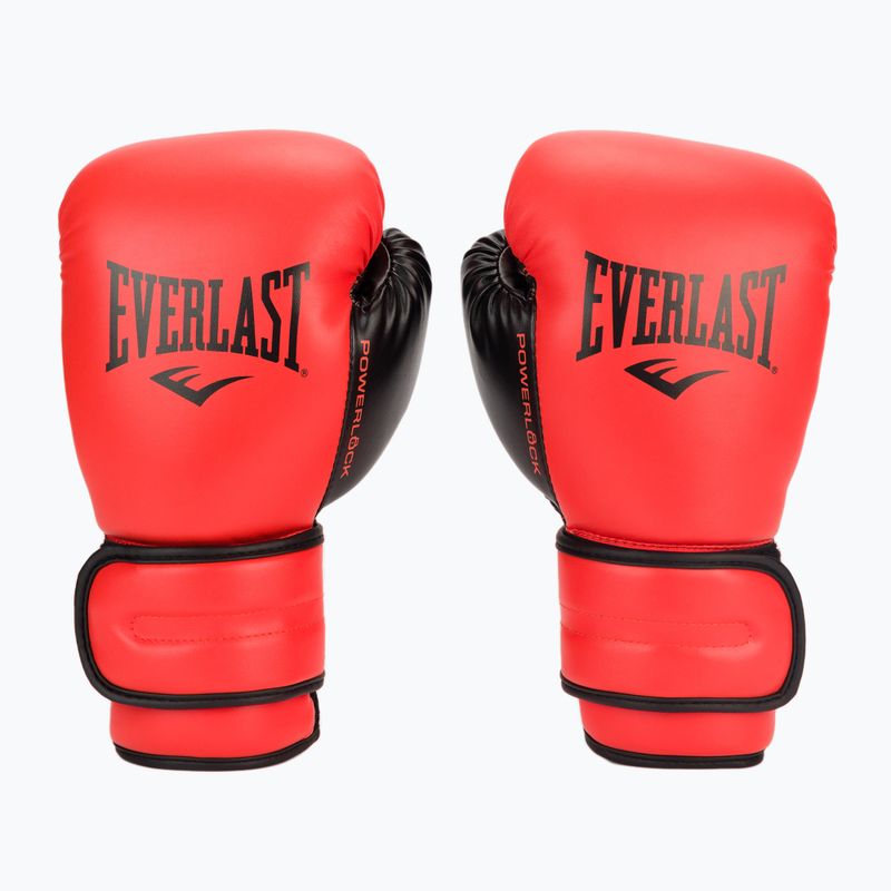 EVERLAST Powerlock Pu červené pánske boxerské rukavice EV2200 2
