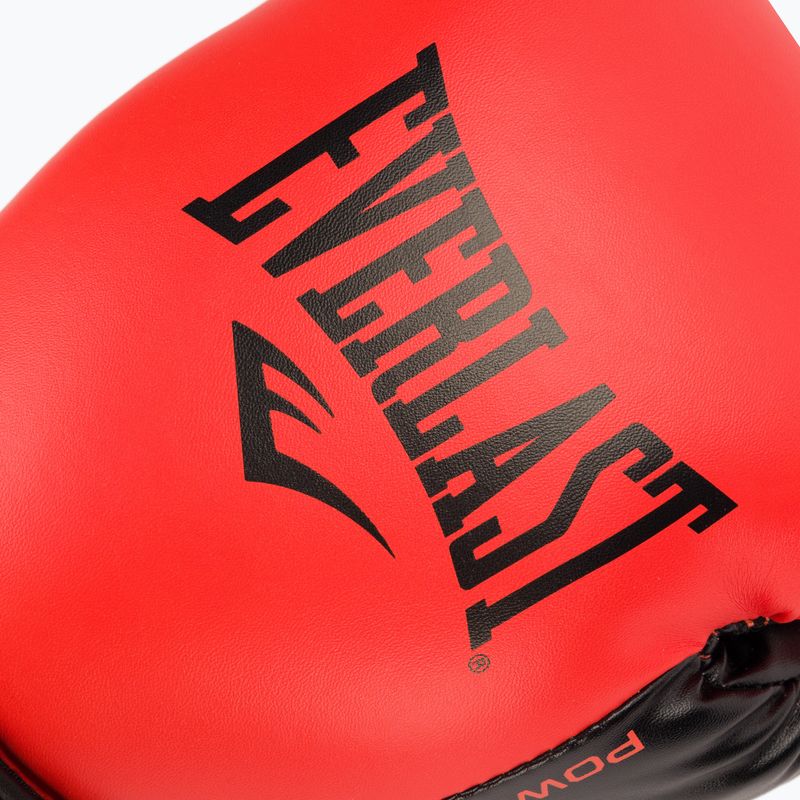EVERLAST Powerlock Pu červené pánske boxerské rukavice EV2200 5
