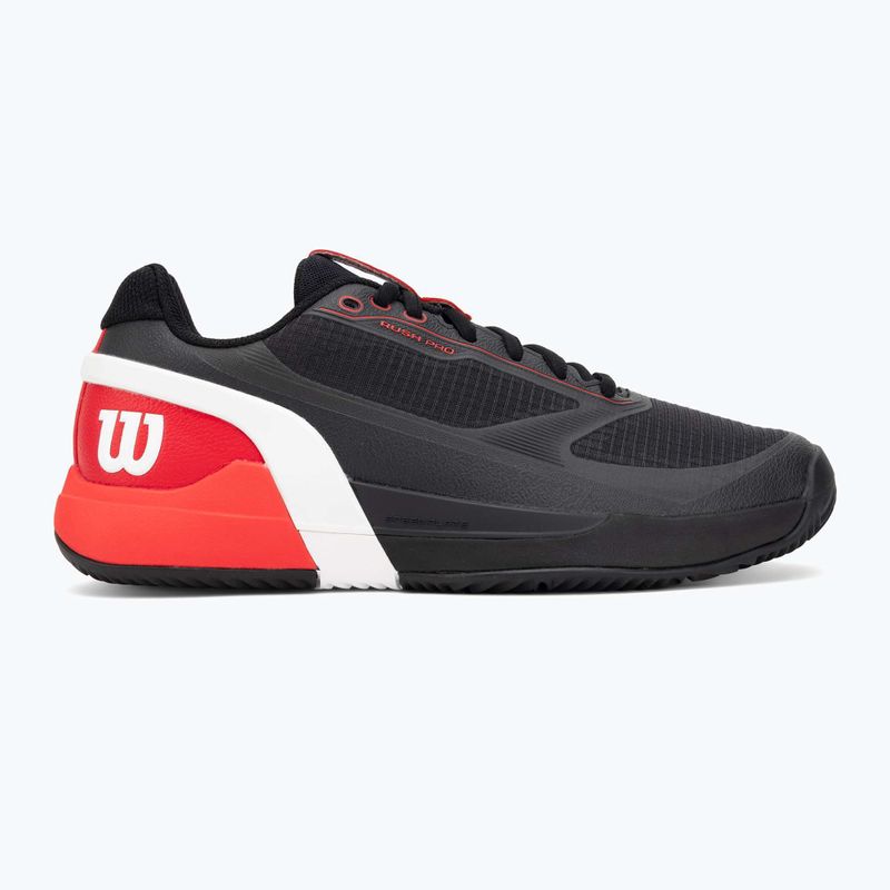Pánske tenisové topánky Wilson Rush Pro 5 Clay black/infrared/white 2