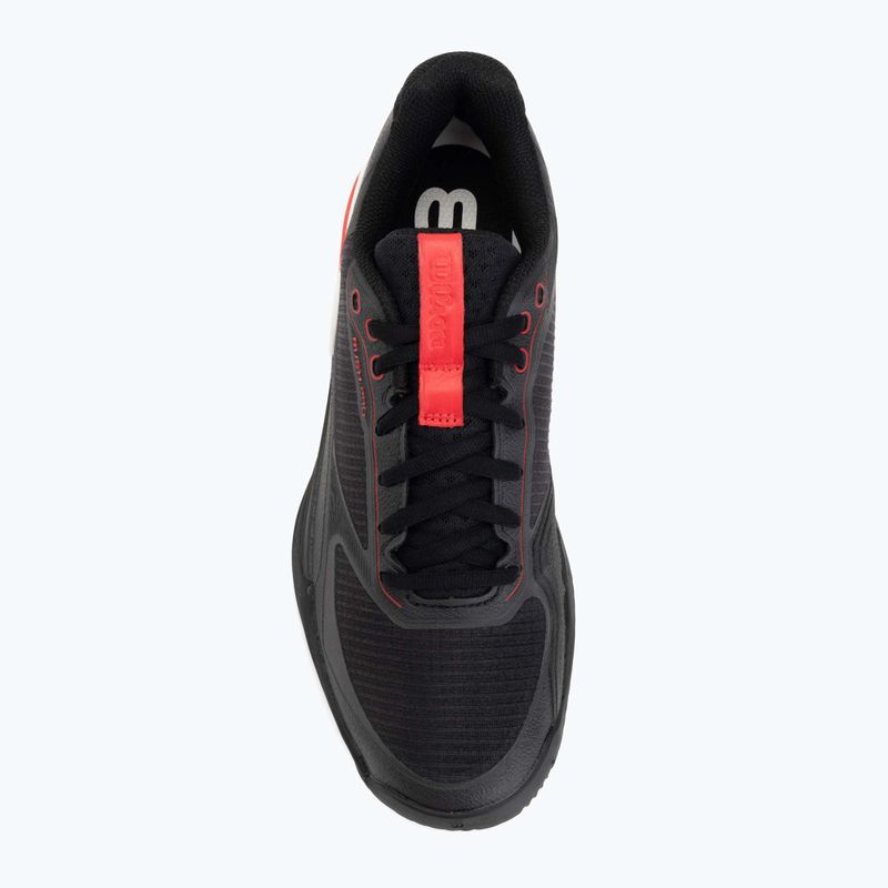 Pánske tenisové topánky Wilson Rush Pro 5 Clay black/infrared/white 5