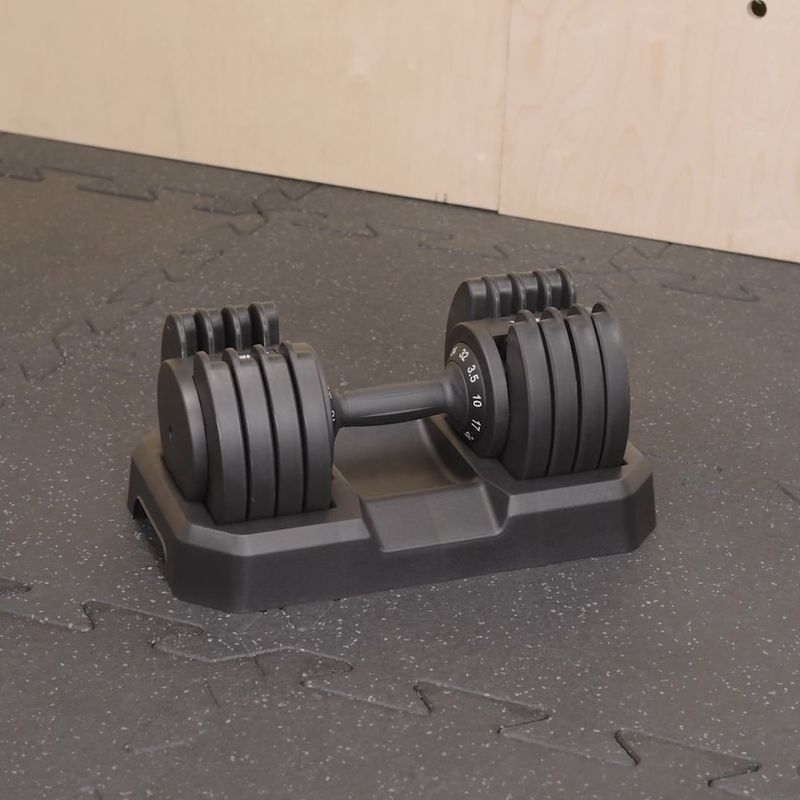 Nastaviteľná činka TREXO TXO-B4W005 32 kg čierna 12