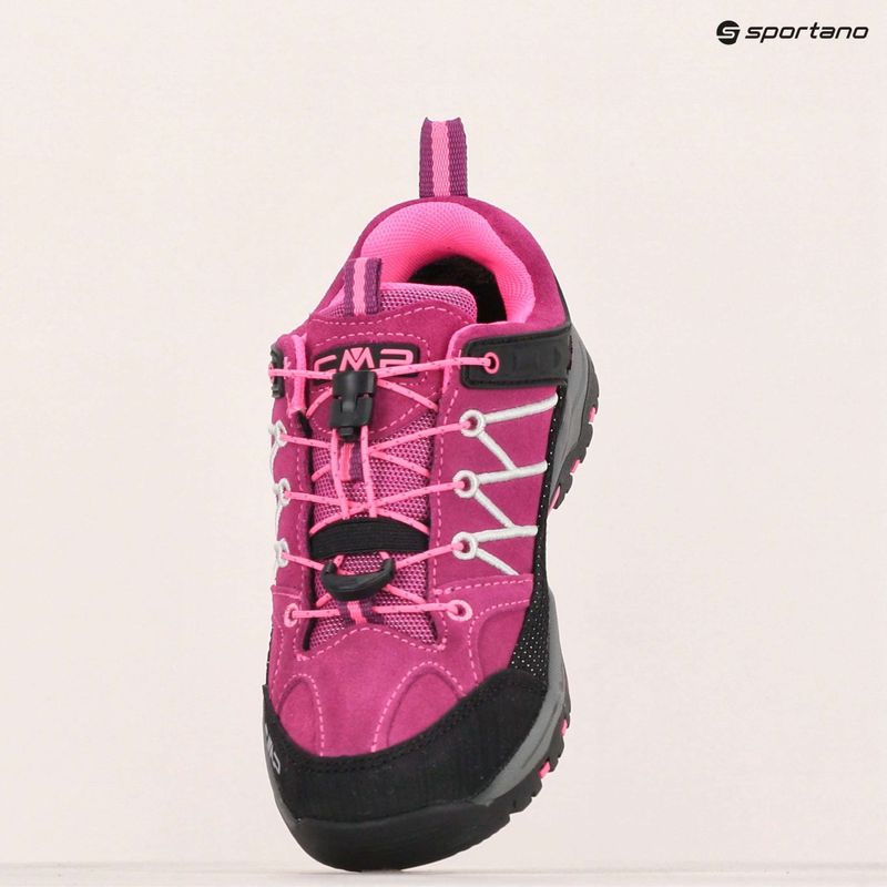 Detská trekkingová obuv CMP Rigel Low Wp berry / pink fluo 15