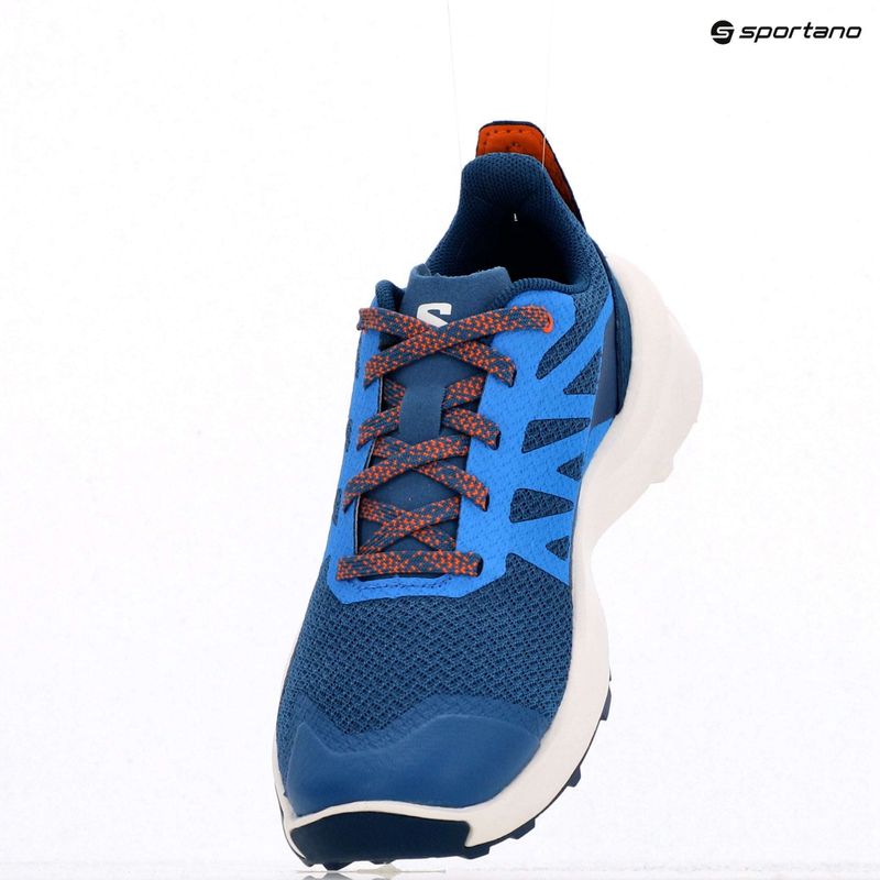 Detská turistická obuv Salomon Patrol dark blue/french blue/white 9