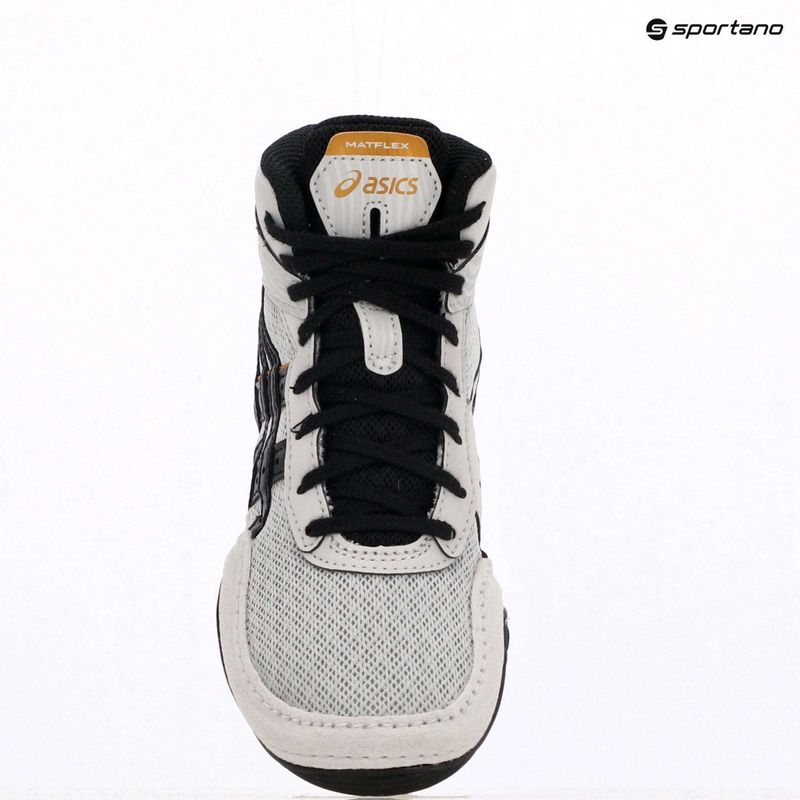 Detské zápasnické topánky ASICS Matflex 7 GS concrete/black 10