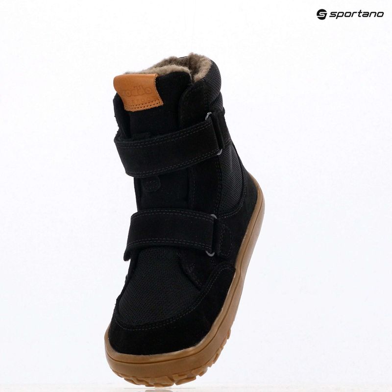 Detské snehové barefoot topánky Froddo Tex Winter black 9