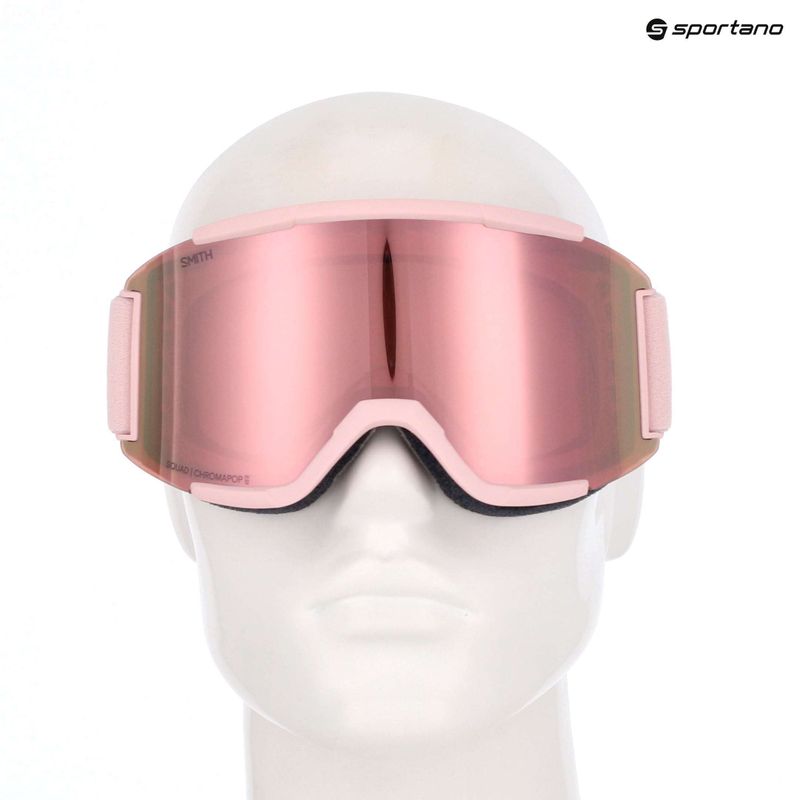 Lyžiarske okuliare  Smith Squad carnation/chrp everyday rose gold mirror/clear 12