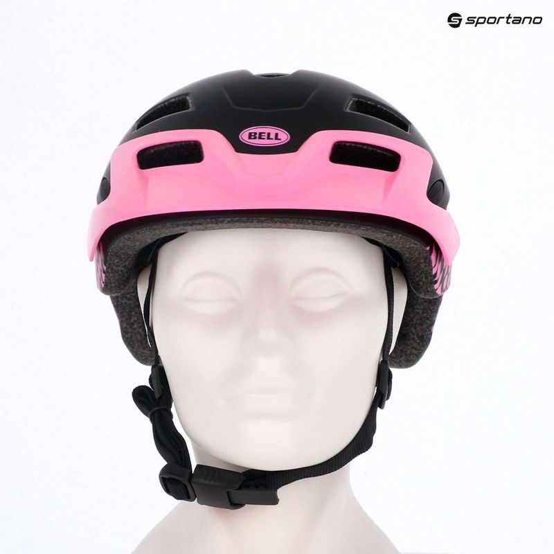 Cyklistická prilba detská Bell Sidetrack Jr matte pink 9