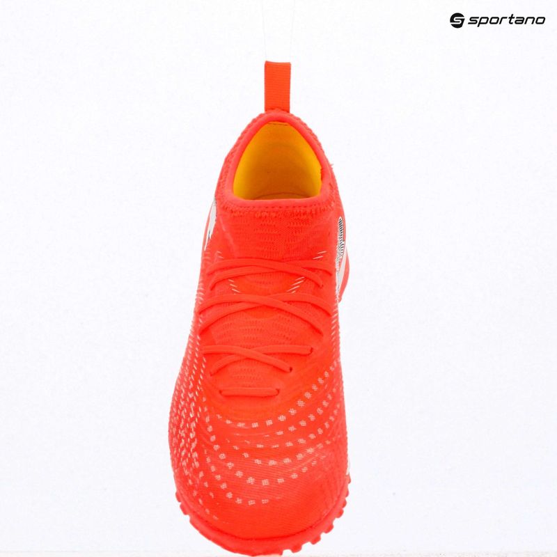 Futbalové kopačky PUMA Future 9 Match TT + Mid Jr glowing red/puma white/puma black/puma silver 10