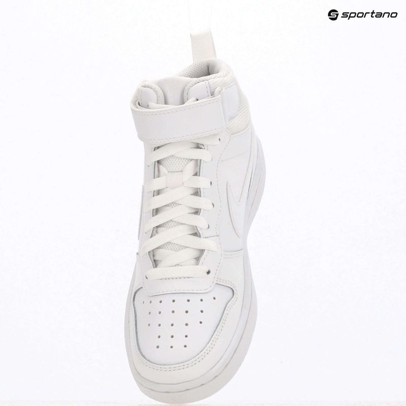 Topánky Nike Court Borough Mid 2 white/white/white 10