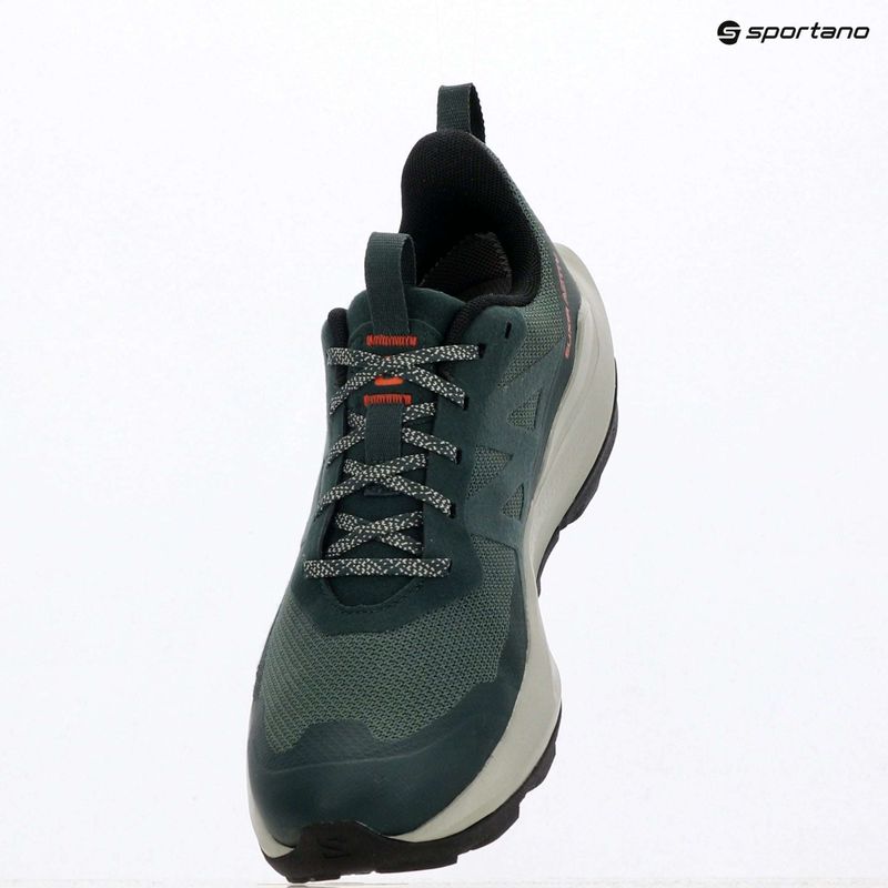 Pánske turistické topánky Salomon Elixir Activ GTX scarab/green gable 10